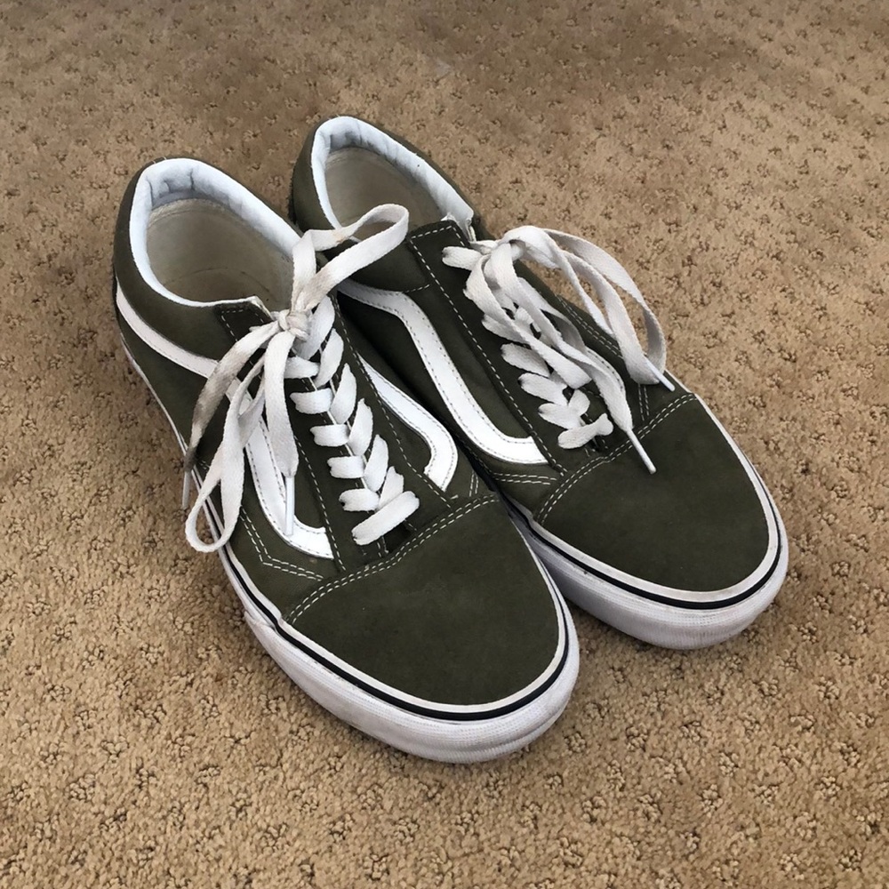 OLIVE GREEN VANS